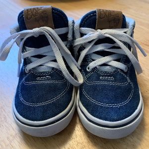 Vans Denim Midtop tennis shoe Toddler Size 7.5